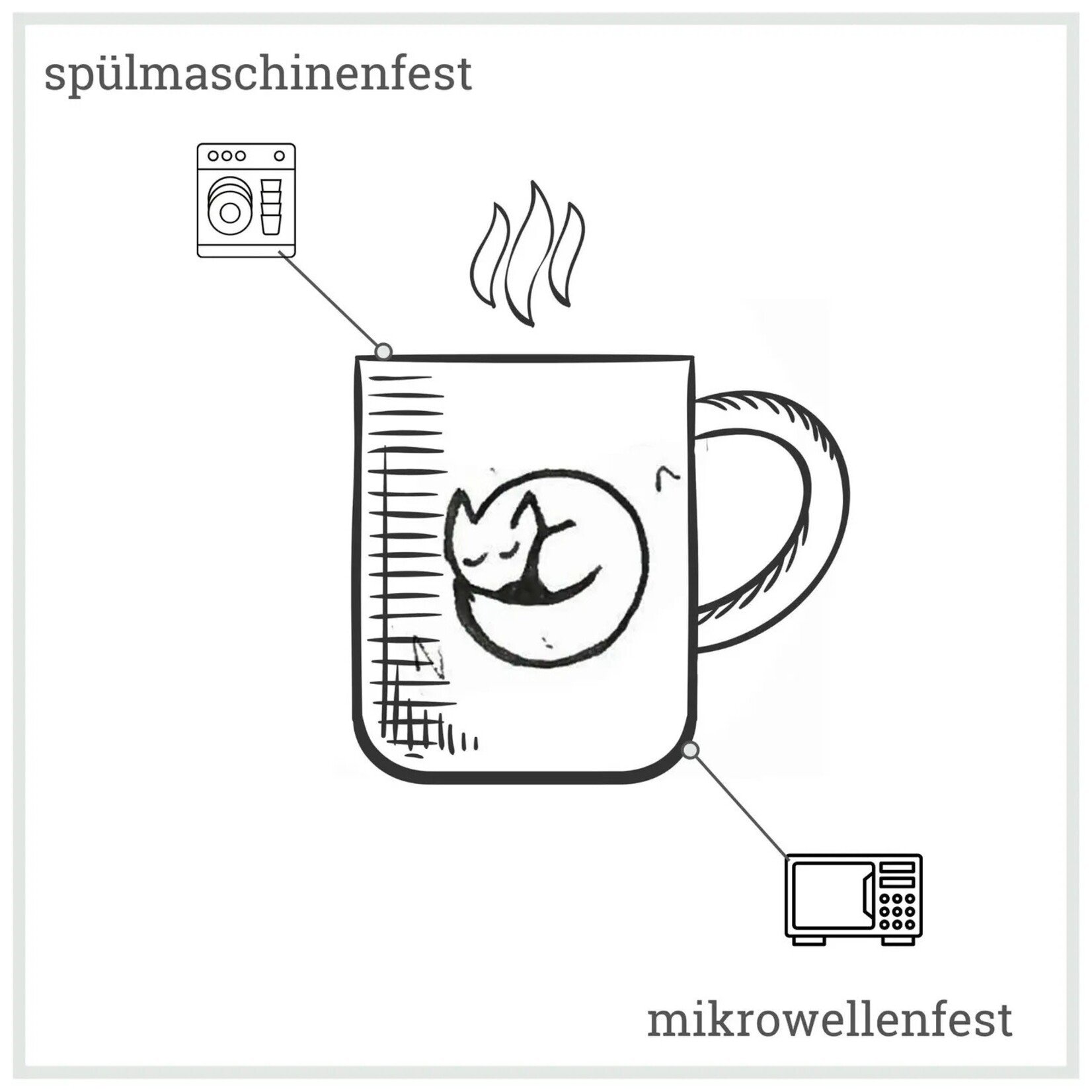 ligarti Keramiktasse – Eichhörnchen Welt