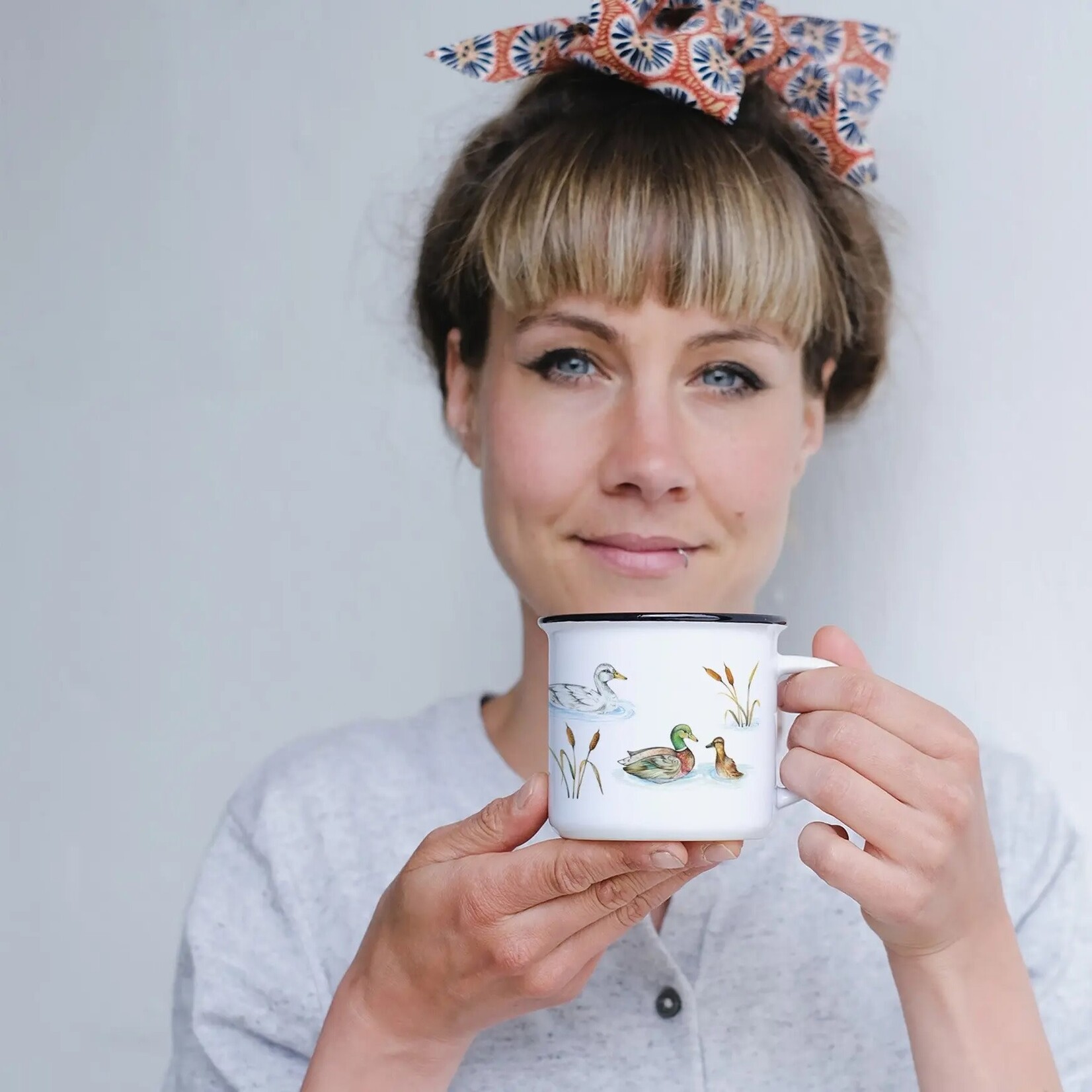 ligarti Keramiktasse – Ententeich