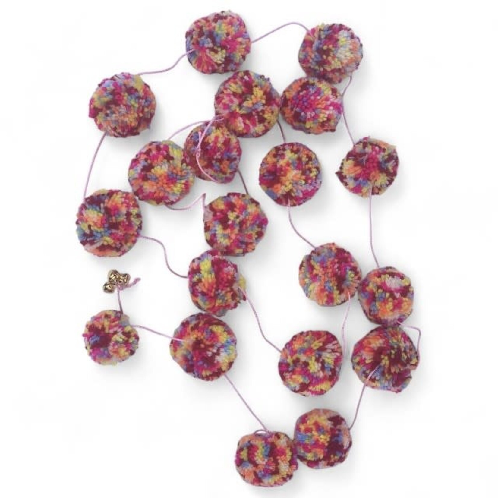 sense&purpose Girlande Pom Pom mix Wolle