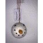 sense&purpose Filz Weihnachtskugel Schneemann