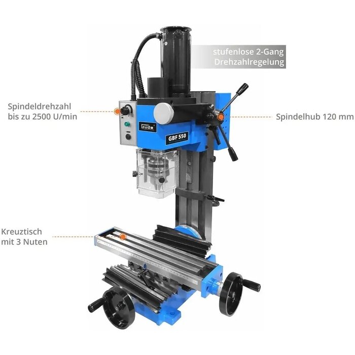 Güde Güde GBF 550 Mini Boor - Freesmachine