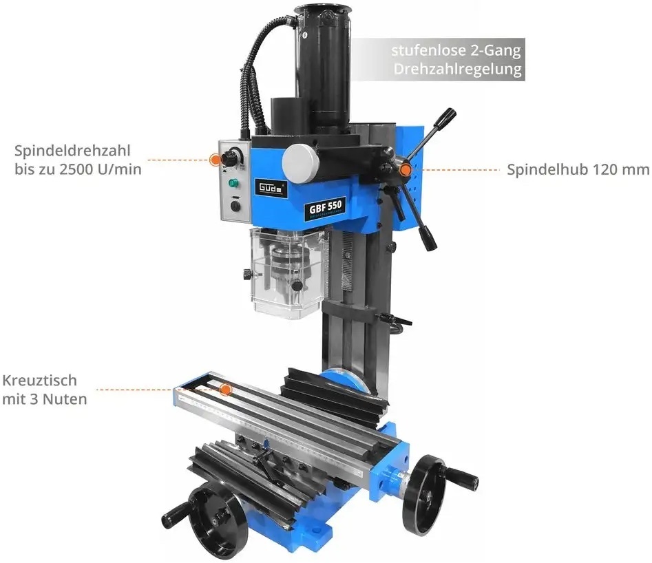 Güde Güde GBF 550 Mini Boor - Freesmachine