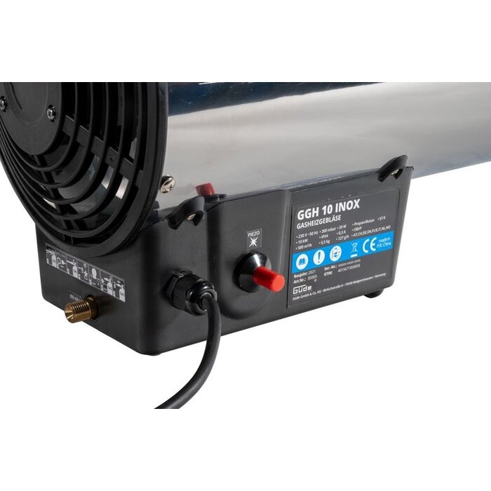 G√ºde G√ºde Heteluchtkanon GGH 10 INOX - 10kW