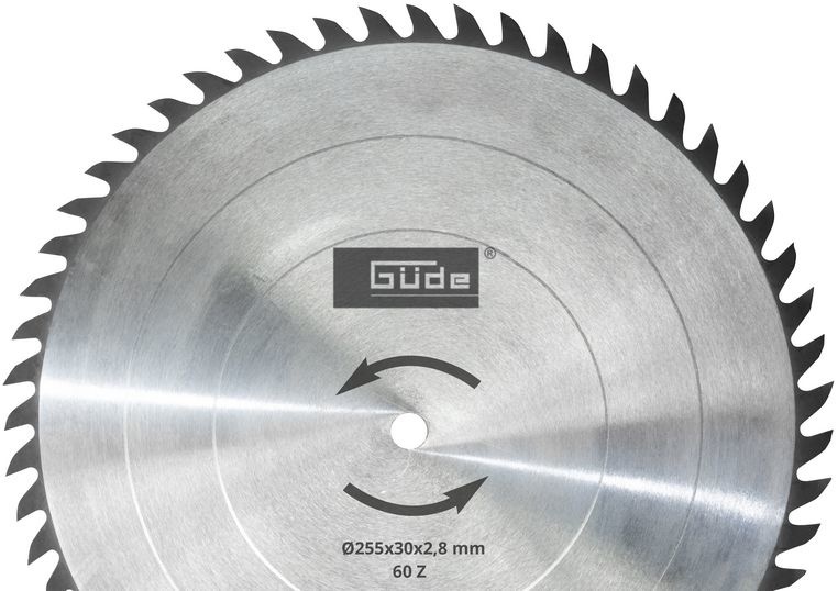 Güde Güde zaagblad 255 x 30 mm HM T60 - 55263