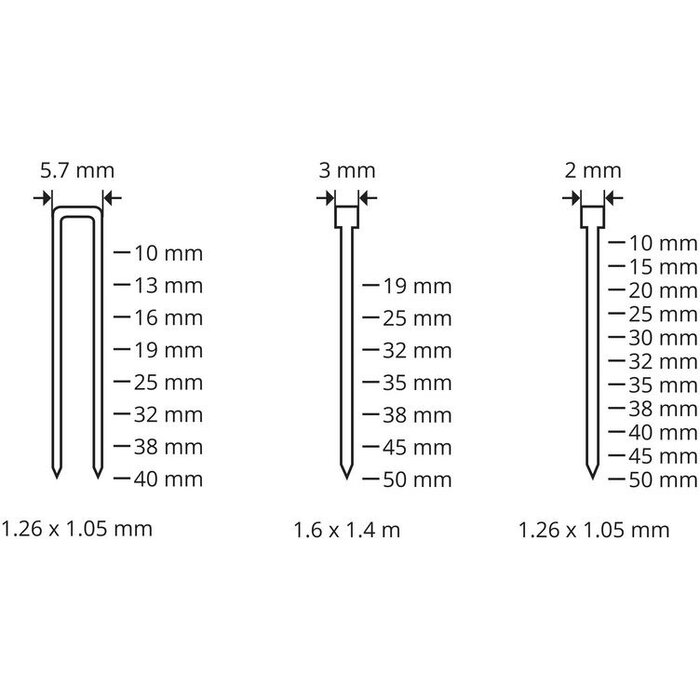 G√ºde G√ºde Pneumatische Tackerset 40221