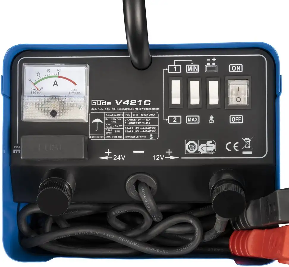 G√ºde G√ºde Acculader V 421 C snelstarter 20 -  800Ah