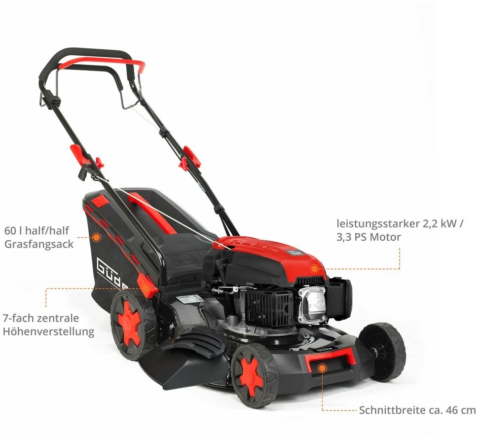 G√ºde G√ºde Benzine Grasmaaier 464.3 R Big Wheeler