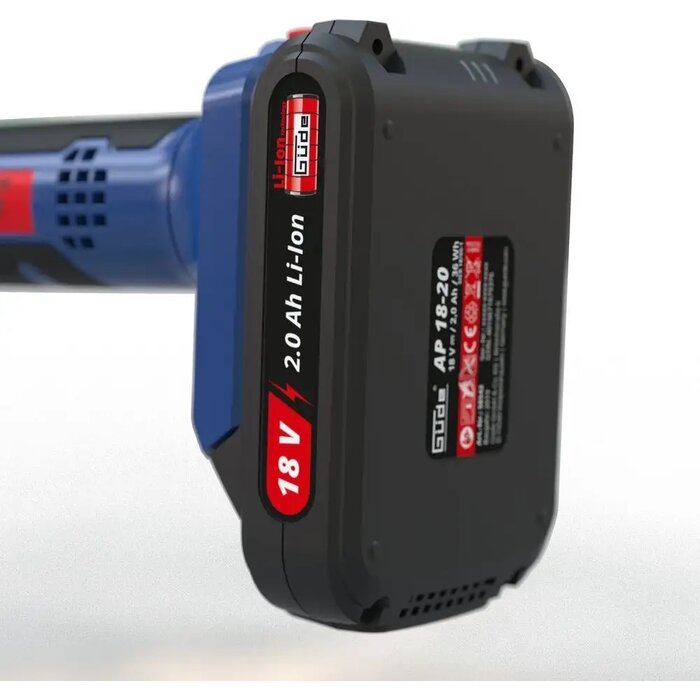 G√ºde G√ºde accu snoeischaar ASC 18-201-05 K in koffer met accu en lader