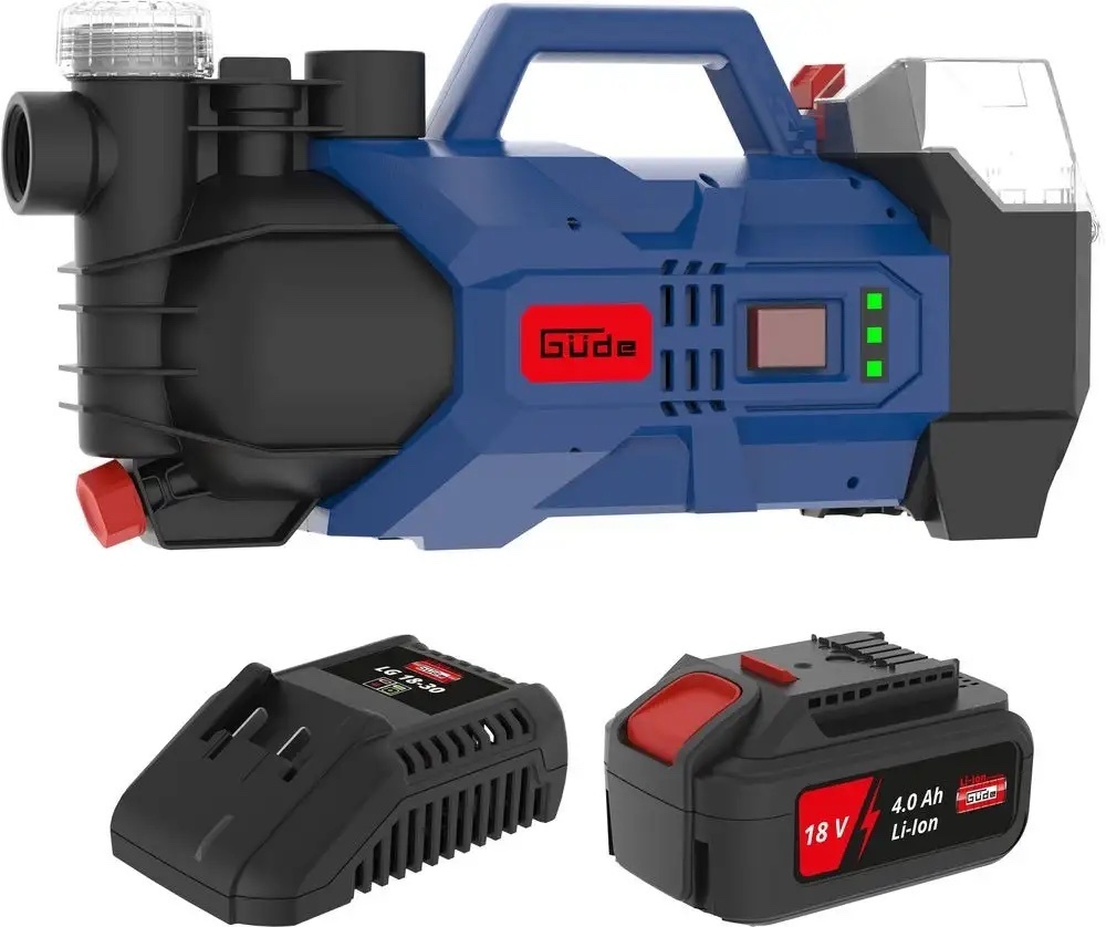 G√ºde G√ºde Accu tuinpomp GP 18-401-30 - Inclusief Accu & lader