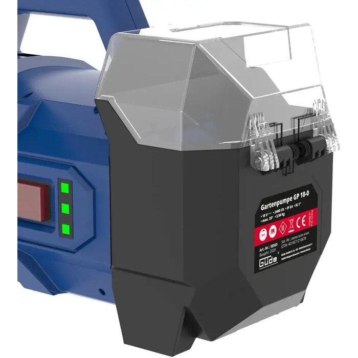 G√ºde G√ºde Accu tuinpomp GP 18-401-30 - Inclusief Accu & lader