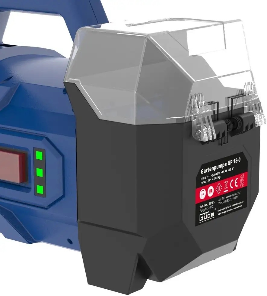 G√ºde G√ºde Accu tuinpomp GP 18-401-30 - Inclusief Accu & lader