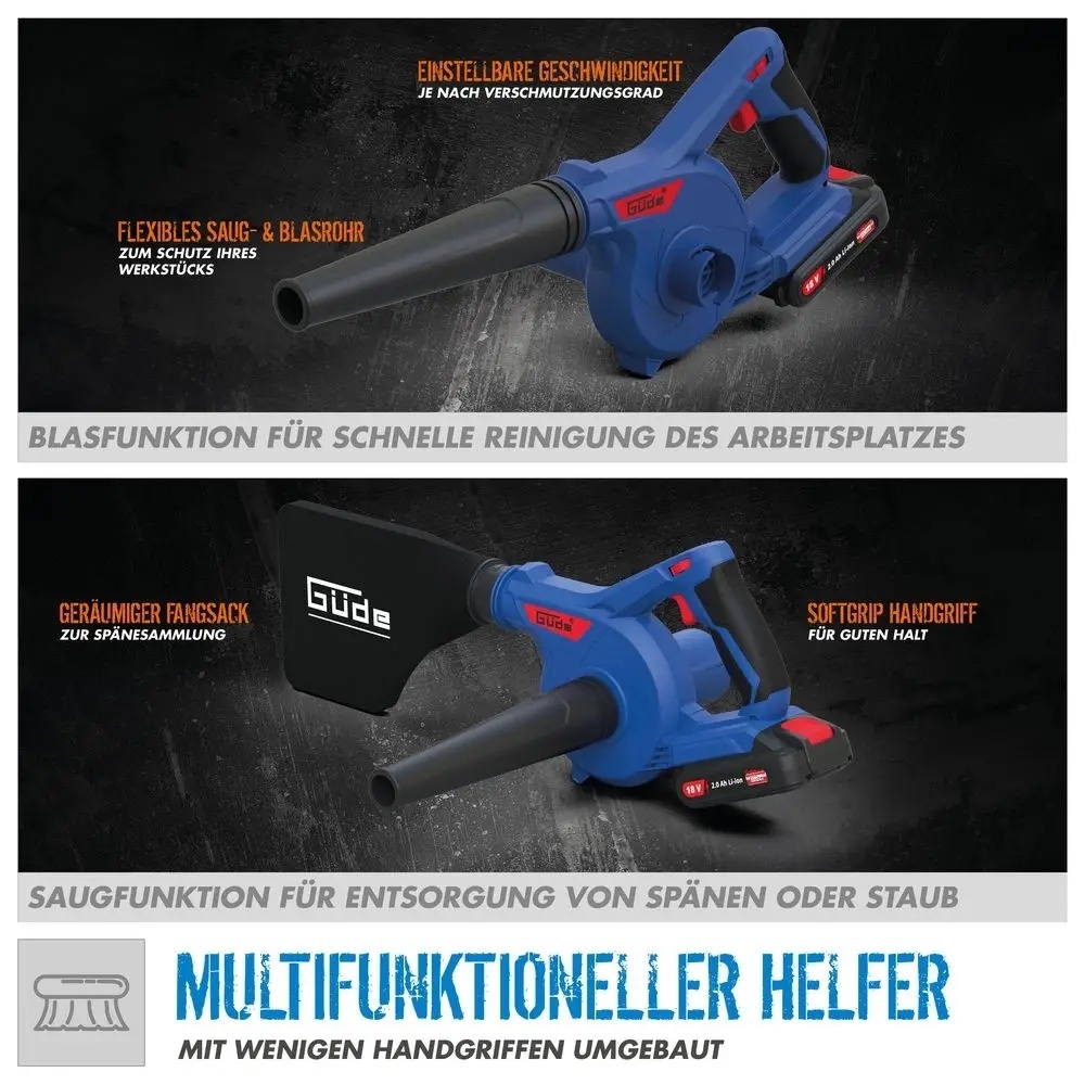 G√ºde G√ºde Accu blazer & zuiger BUS 18-O