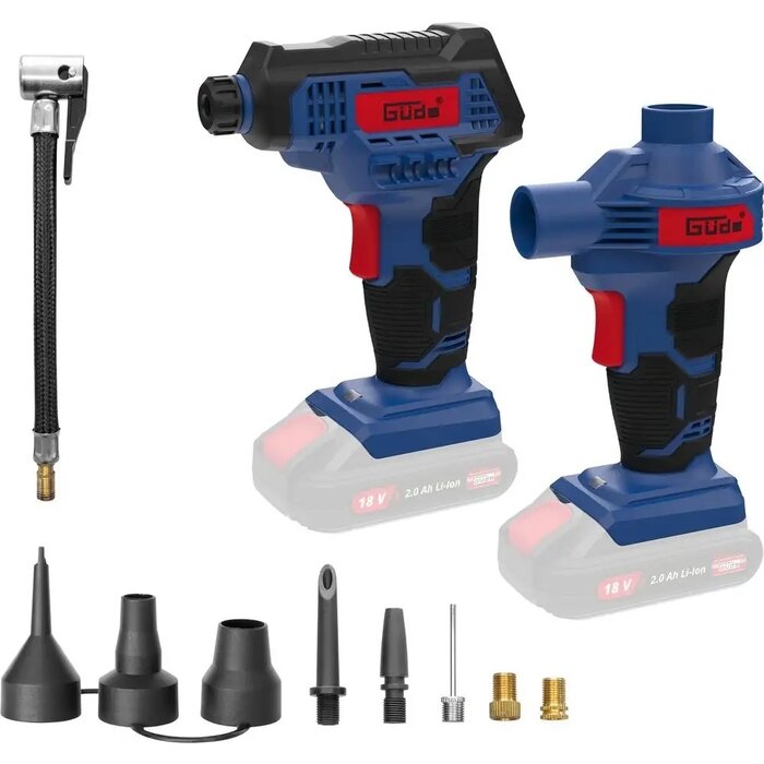 G√ºde G√ºde Accu compressor en luchtpompset KLS 18-0 - (zonder accu&lader)