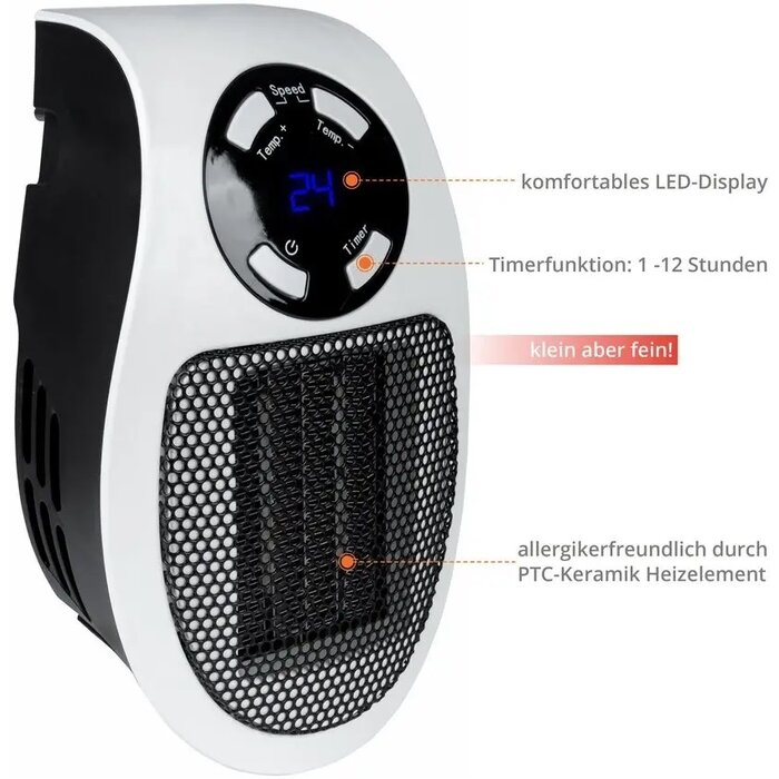 G√ºde G√ºde Ventilatorkachel Keramisch GSH 500 K mini - 500Watt