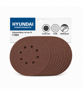 Hyundai Schuurschijven Ø 225 mm K180 – Set van 10 – 11503
