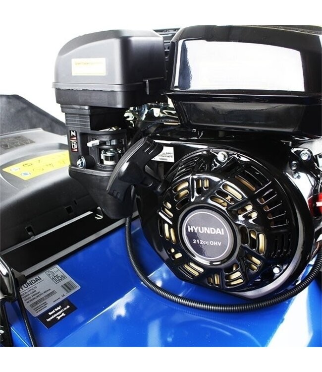 Hyundai Benzine Verticuteermachine 212cc – 40 cm Werkbreedte en 45L Opvangzak