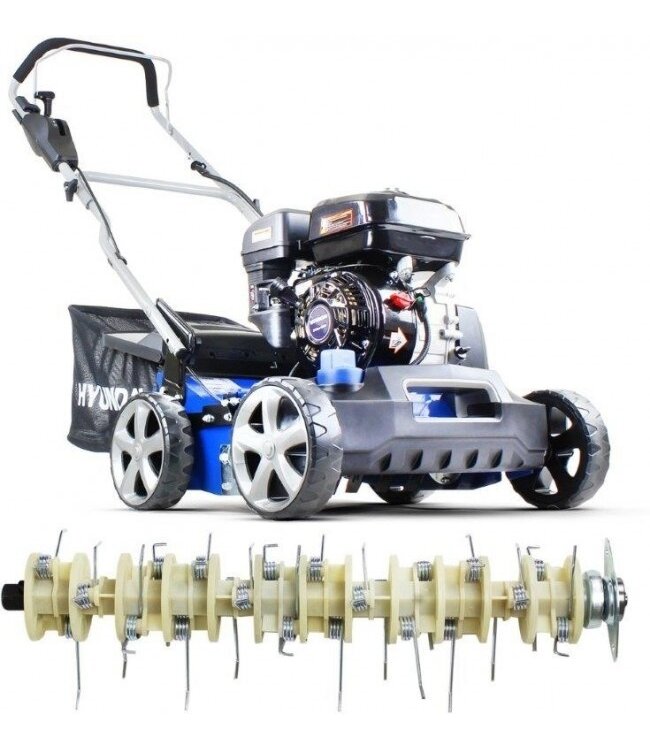Hyundai Benzine Verticuteermachine 212cc – 40 cm Werkbreedte en 45L Opvangzak