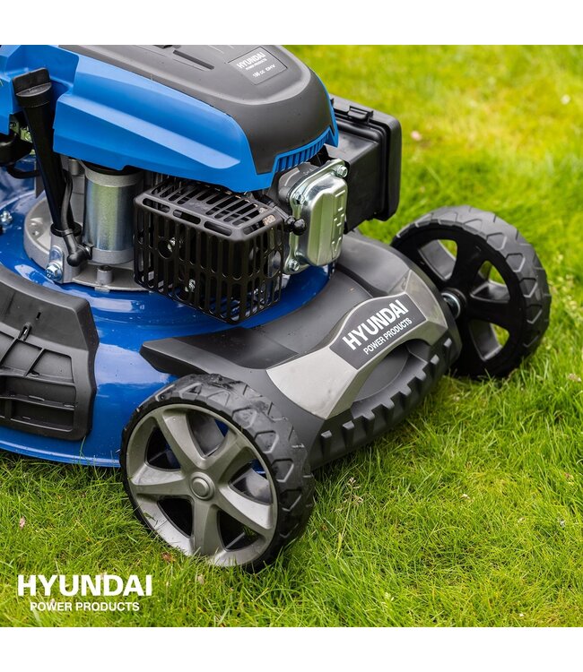 Hyundai Benzine Grasmaaier 196cc 51 cm – Elektrische Start en Zelfrijdend - HY-LM196-510SE