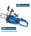 Hyundai 61,5 cc Benzine Kettingzaag – 20 inch Zwaard, 3,9 pk en Kettingrem | CS6220G