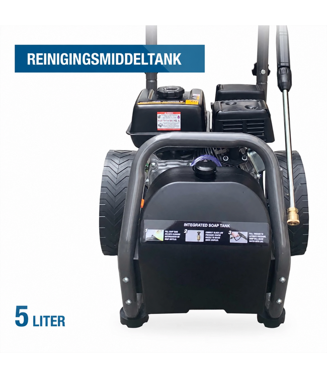 Hyundai 234 Bar Benzine Hogedrukreiniger – 3,7 kW, 9 l/min | HYW3400P