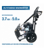 Hyundai 234 Bar Benzine Hogedrukreiniger – 3,7 kW, 9 l/min | HYW3400P