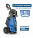 Hyundai 2400 Watt Elektrische Hogedrukreiniger – 195 Bar, Remote Control en Slanghaspel | HPW2400CRE