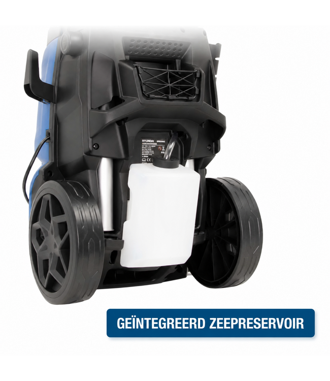 Hyundai 2400 Watt Elektrische Hogedrukreiniger – 195 Bar, Remote Control en Slanghaspel | HPW2400CRE