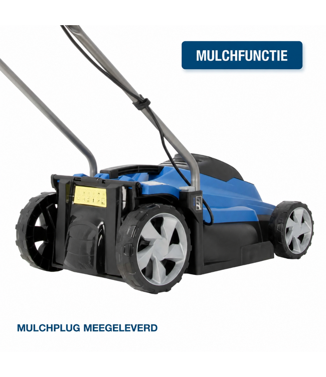 Hyundai 1300 Watt Elektrische Grasmaaier – 33 cm, 35 L Opvangbak en Mulchfunctie | LM3301E