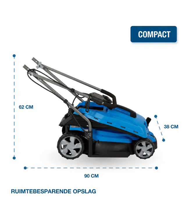 Hyundai 1300 Watt Elektrische Grasmaaier – 33 cm, 35 L Opvangbak en Mulchfunctie | LM3301E