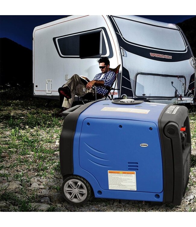 Hyundai 2800 Watt Inverter Generator – 3200 Watt Piekvermogen, Elektrische Start en Afstandsbediening | HY-IG3200E