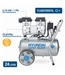 Hyundai 750 Watt Silent Compressor 24 Liter – 8 Bar, Olievrij en 59 dB(A) | SAC55752