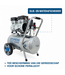 Hyundai 750 Watt Silent Compressor 24 Liter – 8 Bar, Olievrij en 59 dB(A) | SAC55752