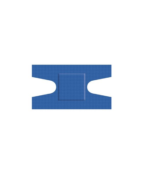 Detectaplast DETECTAPLAST pansement élastique 68 x 38 mm (ancrage) / 50 pièces