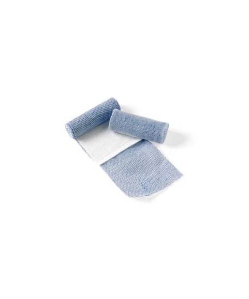 Detectaplast DETECTAPLAST blauw drukverband 8cm x 4m met  kompres 10cm