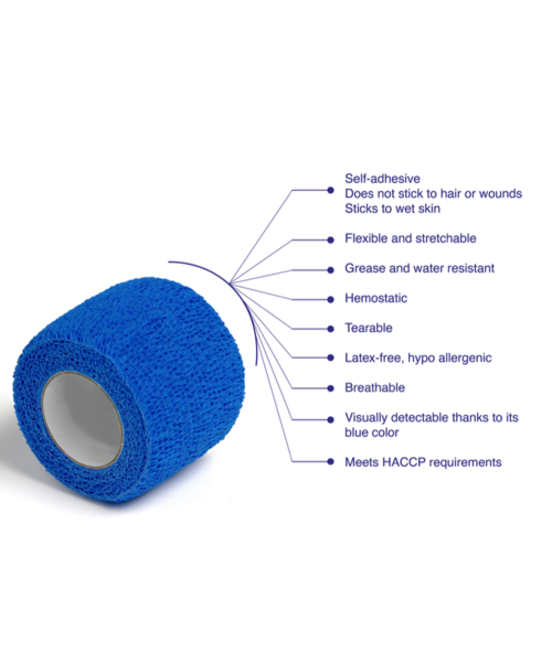 Detectaplast Pansement auto-adhésif DETECTAPLAST 2,5 cm x 4,5 m/1 ou 48 pièces