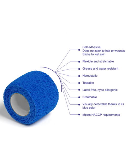 Detectaplast Pansement auto-adhésif DETECTAPLAST 5 cm x 4,5 m/1 ou 24 pièces