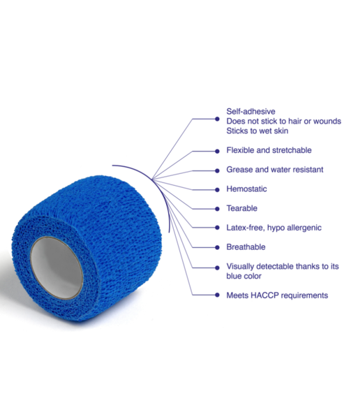 Detectaplast DETECTAPLAST bandage auto-adhésif 7 cm x 4,5 m/1 ou 16 pièces