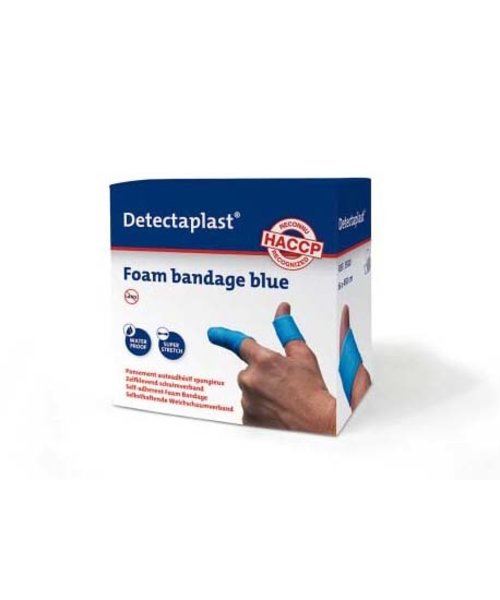 Detectaplast DETECTAPLAST zelfklevend schuimverband 3cm x 4,5m/ 1 st