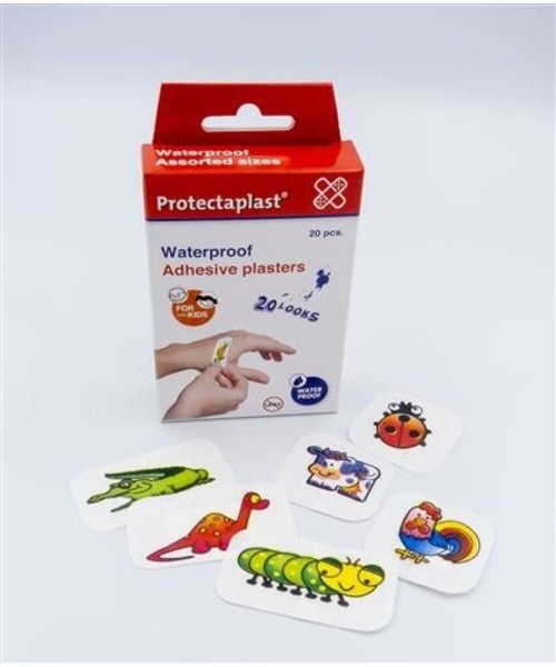 Protectaplast Protectaplast kinderpleister assortiment/ 20 st pharmacieverpakking