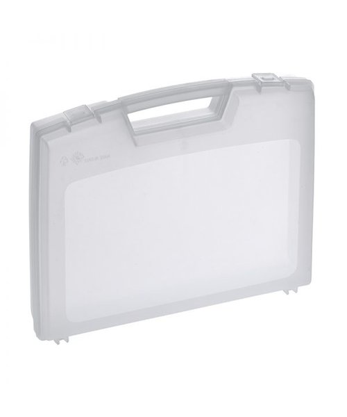 Valise transparente mini-kits vide (240 x 205 x 48 mm)