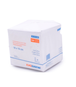 Evocare n/w compresse non stérile 10 x 10 cm