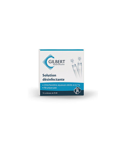 GILBERT chlorhexidine 5 ml / 10 doses unitaires
