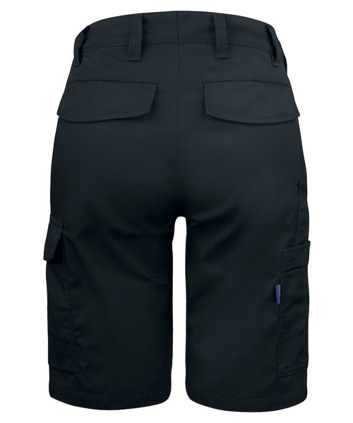 Projob Swedish Workwear PROJOB Short de travail avec poche arrière à rabat, noir / pour femmes