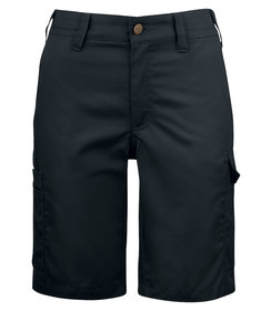 PROJOB Short de travail avec poche arrière à rabat, noir / pour femmes