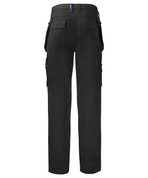 Projob Prio PROJOB Prio pantalon de travail avec poches genoux et poches à clous, noir, coton / pour hommes