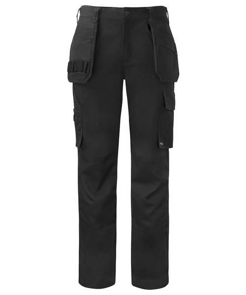 Projob Prio PROJOB Prio pantalon de travail avec poches genoux et poches à clous, noir, coton / pour hommes