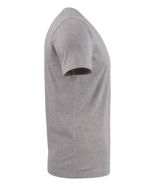 Printer Active Wear  T-shirt épais à col en V gris pour hommes