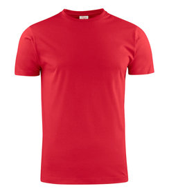 PRINTER Essentials t-shirt épais à manches courtes rouge