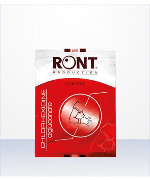 RONT RONT chlorhexidinedoekjes / 100st