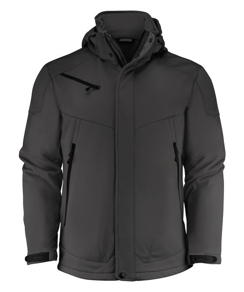 Printer Essentials PRINTER Essentials veste softshell rembourrée squelette noire / hommes